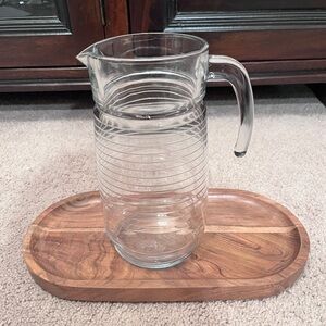 VTG Clear Glass Doro Pitcher by Pasabahce